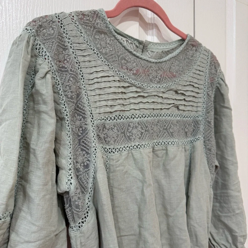 Free People Belted Mini Dress - Picture 2 of 8